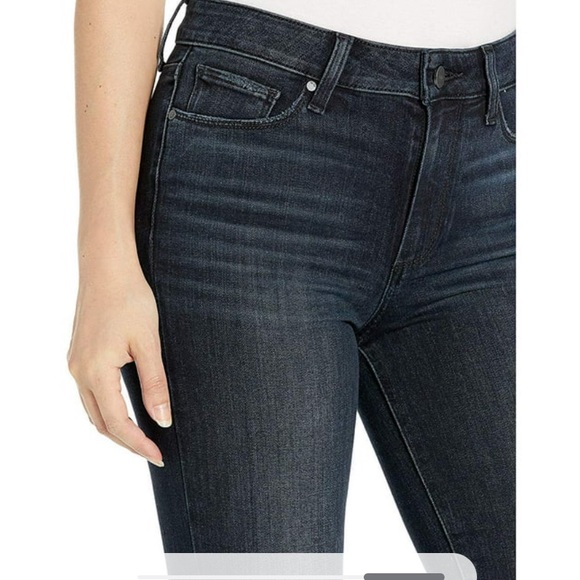 Paige Hoxton Ultra Skinny High Rise in Destructed Black Lava 29 - Picture 3 of 14